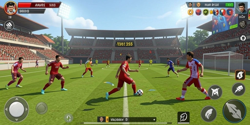 Tangkapan layar menunjukkan grafis yang menawan di dalam game.