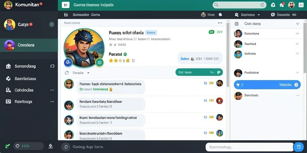 Tangkapan layar permainan yang menampilkan karakter utama.