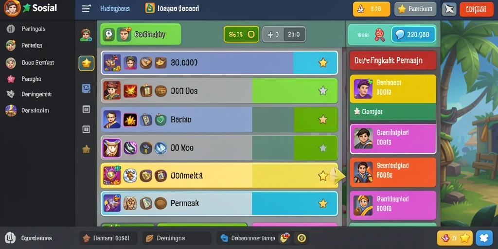 Screenshot menunjukkan momen permainan yang seru dan menegangkan.