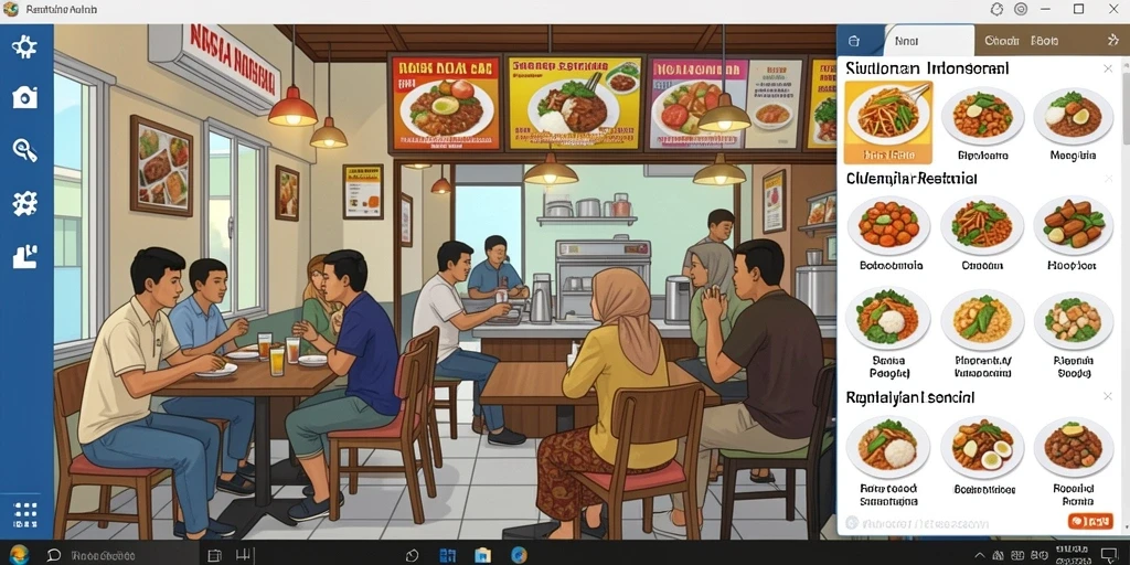 Tampilan antarmuka yang menarik dan intuitif.