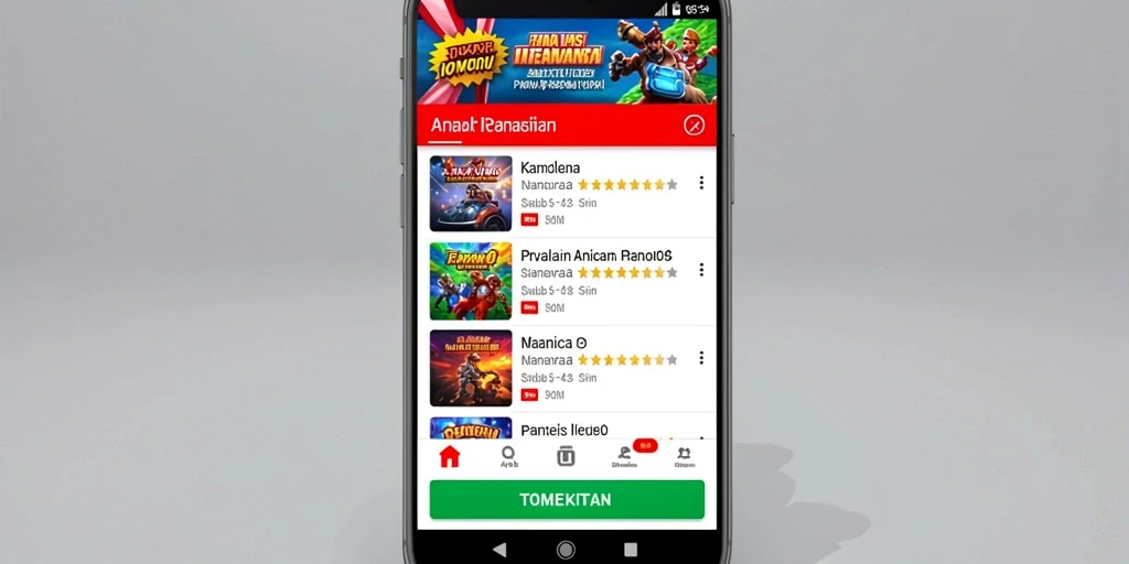 Tampilan antarmuka yang user-friendly.