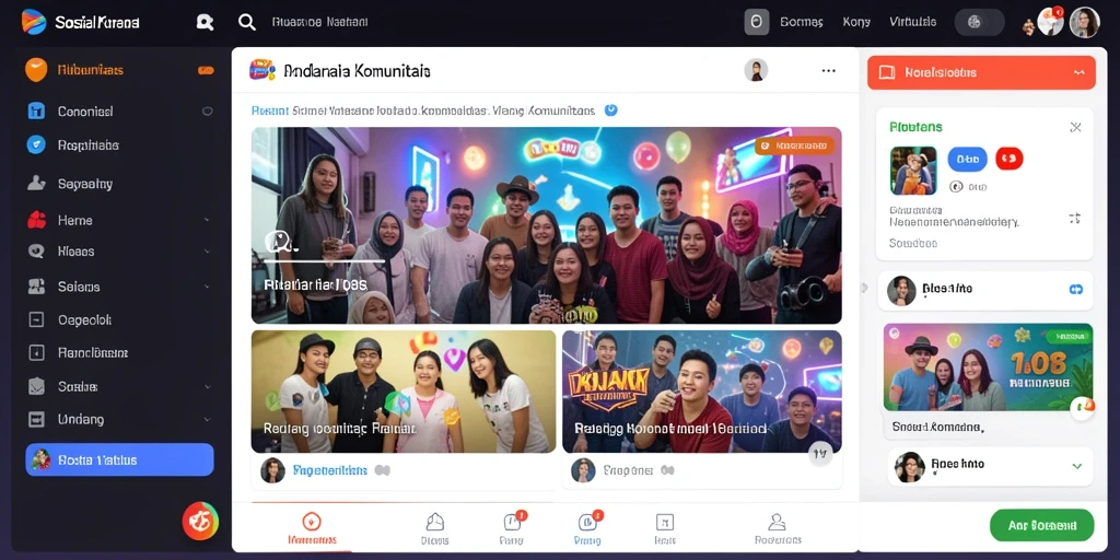 Tampilan antarmuka yang intuitif dan modern.