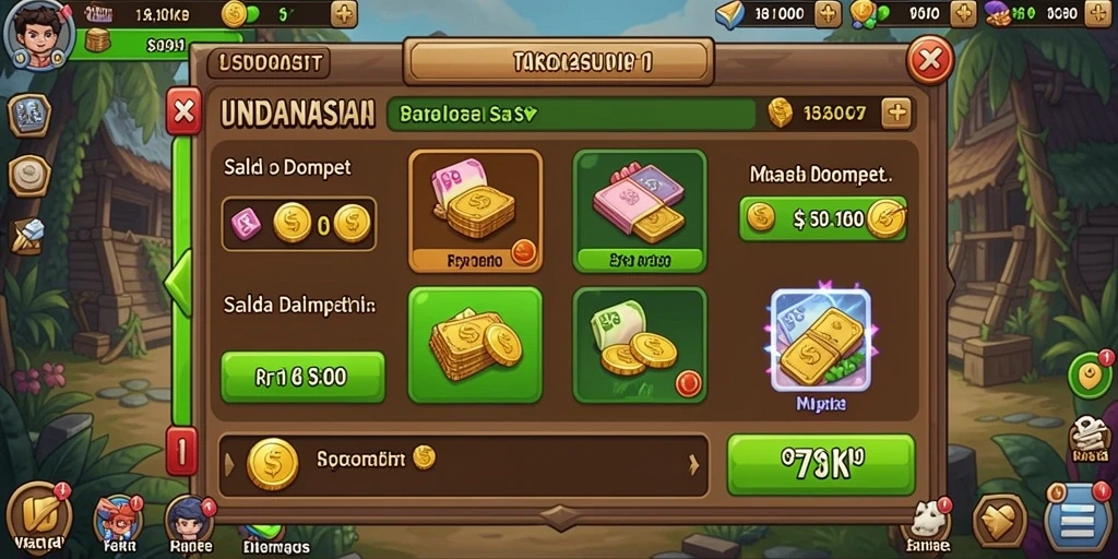Tampilan antarmuka yang sederhana namun atraktif.