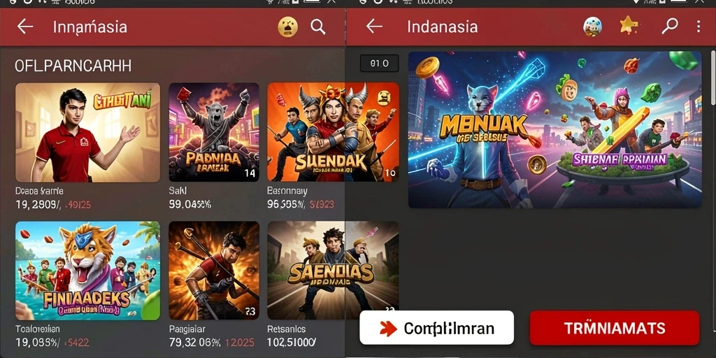 Tampilan antarmuka yang modern dan sederhana.