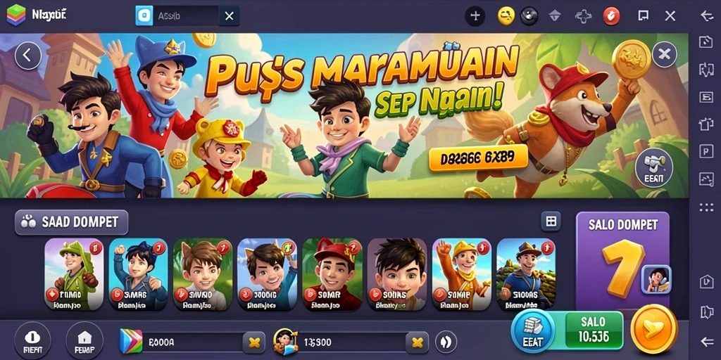 Screenshot menunjukkan grafis fantastis dari karakter utama.