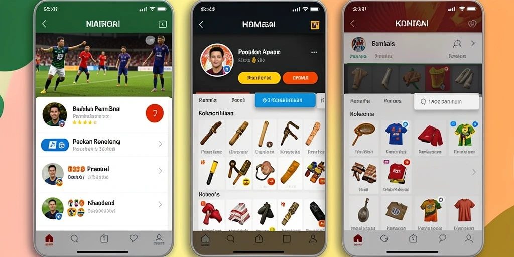 Tampilan awal yang menarik dan user-friendly.