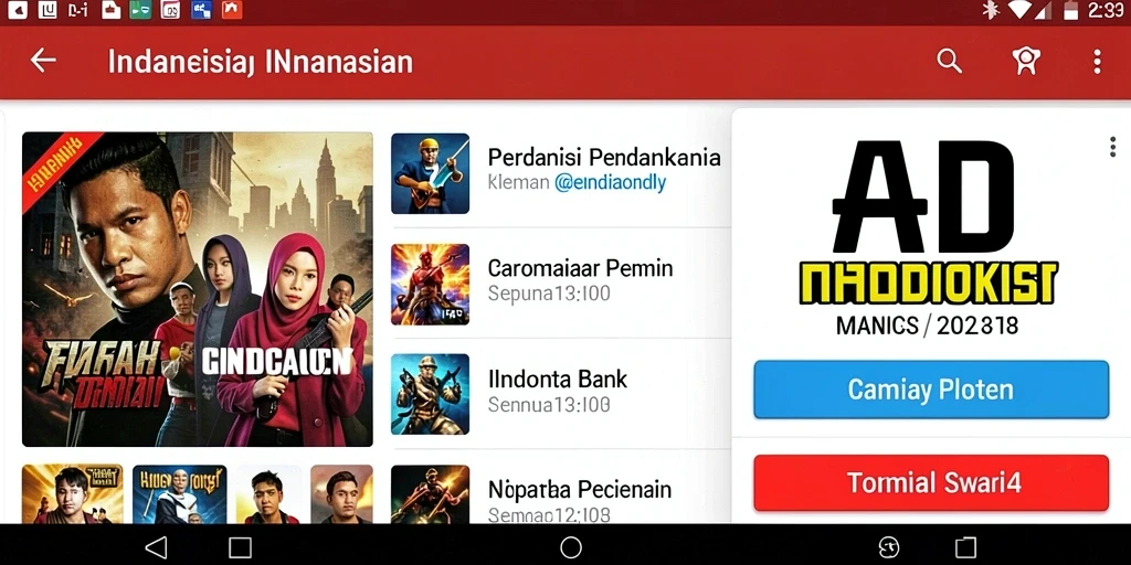 Tampilan utama aplikasi KOSTOTO yang menarik.