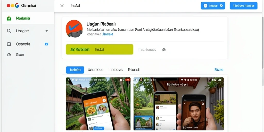 Tampilan antarmuka yang ramah pengguna.