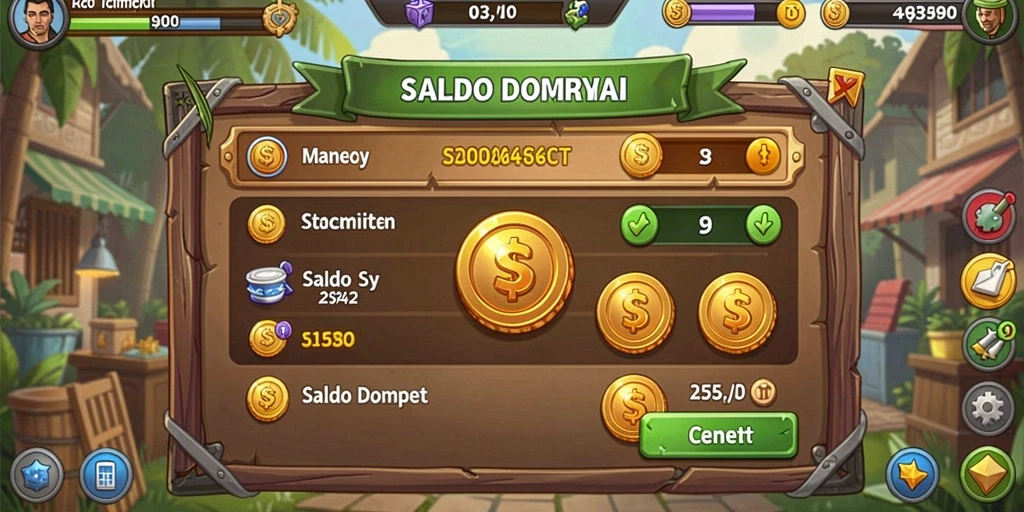 Tampilan antarmuka yang ramah pengguna di LUCKYRP.