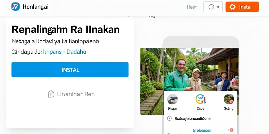 Tampilan menu utama yang menarik dan interaktif.