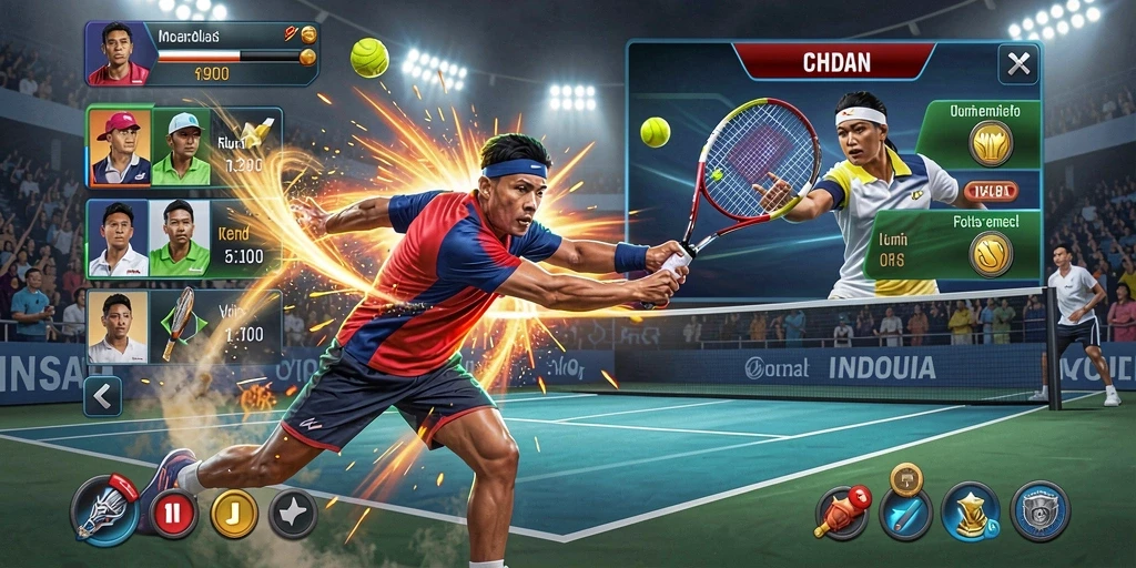 Screenshot menunjukkan tampilan awal gameplay MPO1221.