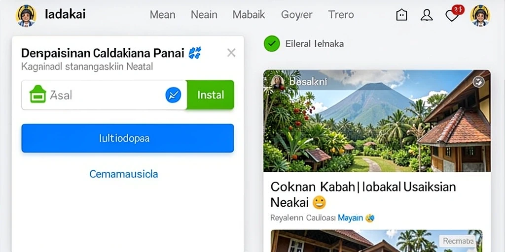 Tampilan antarmuka PGKING yang menarik dan intuitif.