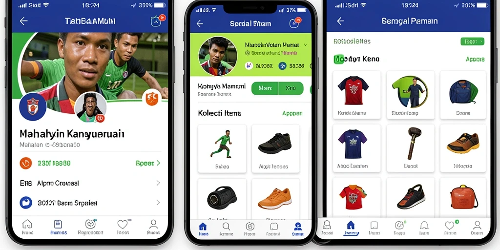 Tampilan antarmuka yang user-friendly dan intuitif.