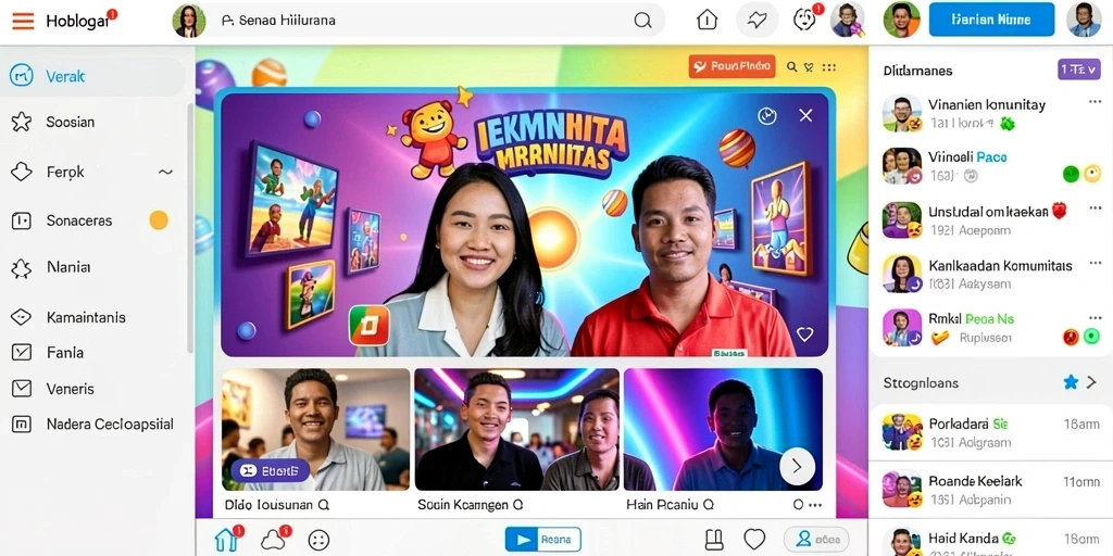 Tampilan antarmuka yang menarik dan mudah digunakan.