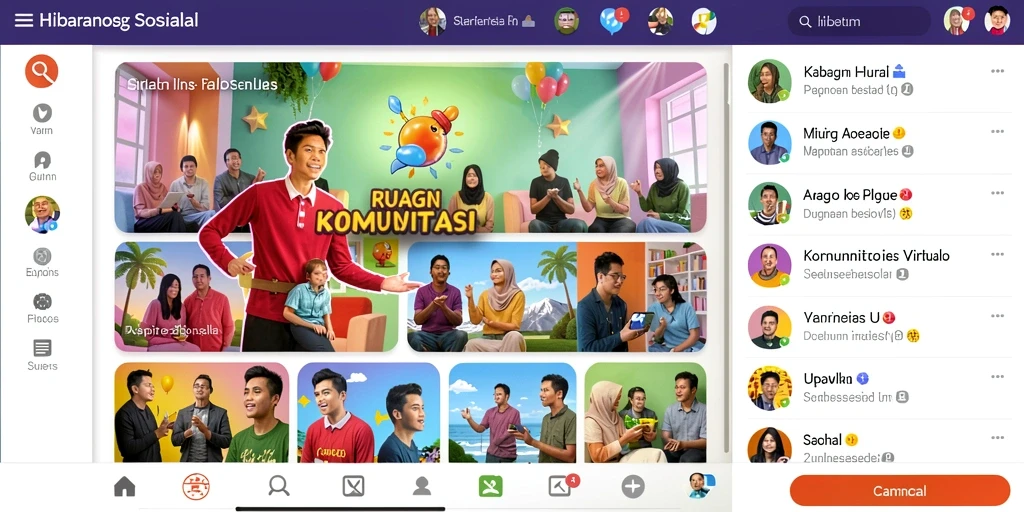 Tampilan antarmuka yang menarik dan modern.