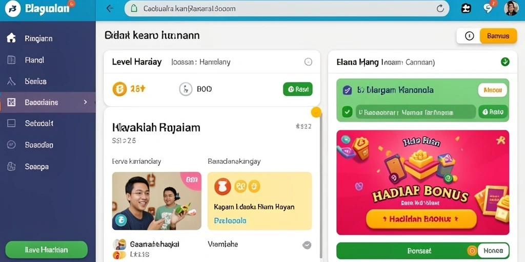 Screenshot menunjukkan karakter utama dalam aksi.