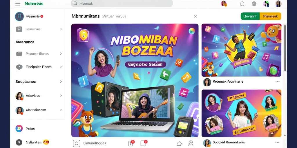 Tampilan utama dari permainan VT38 yang menarik.