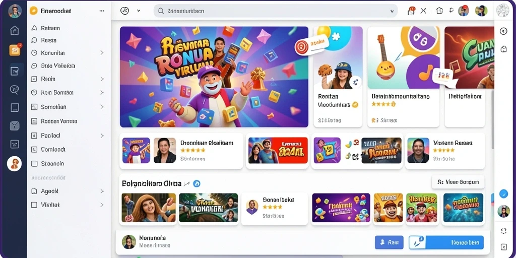 Tampilan aplikasi yang menarik dan mudah dinavigasi.