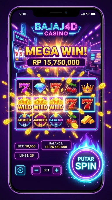 Galeri pratinjau visual bajaj4d build APK resmi terbaru